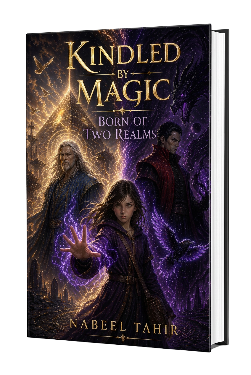 Kindled by Magic: Born of Two Realms hardcover by Nabeel Tahir