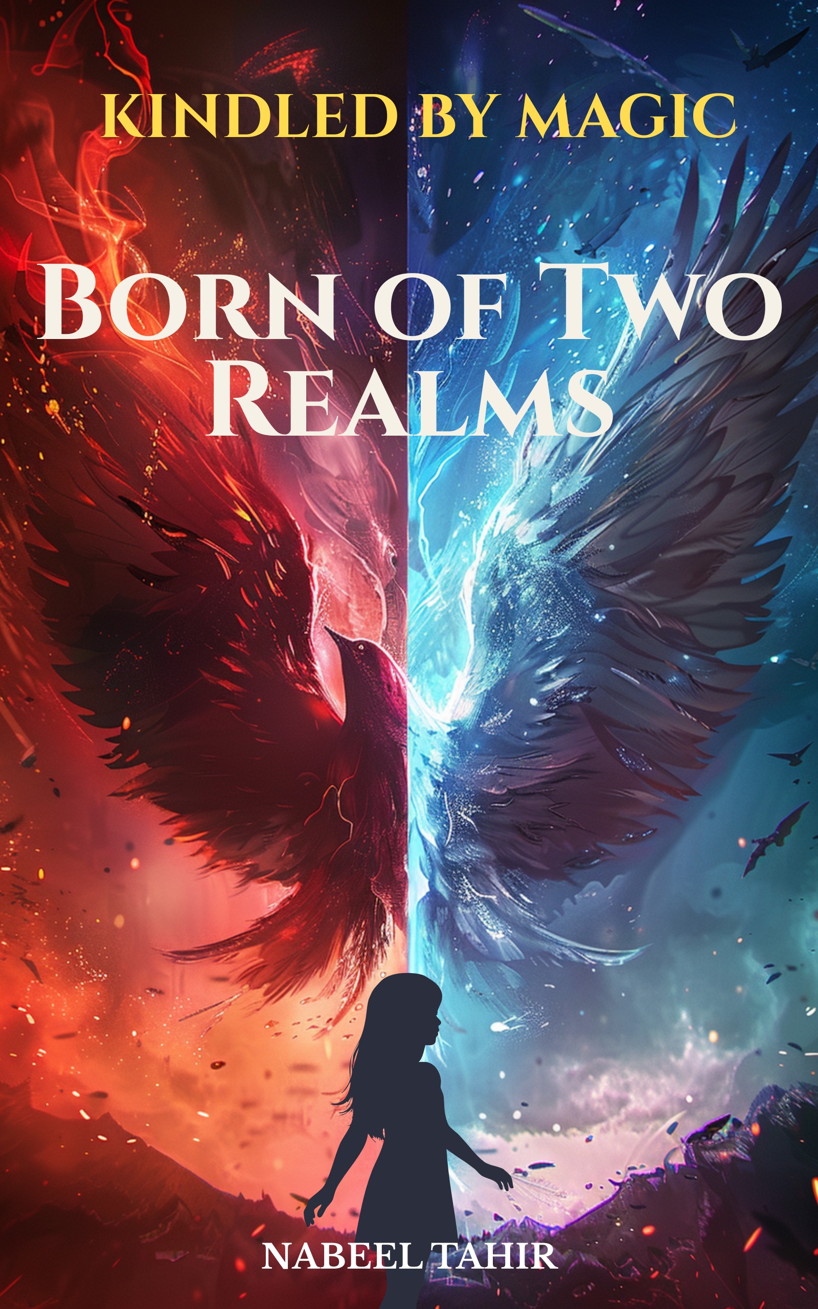 Born of Two Realms - Book Cover by Nabeel Tahir